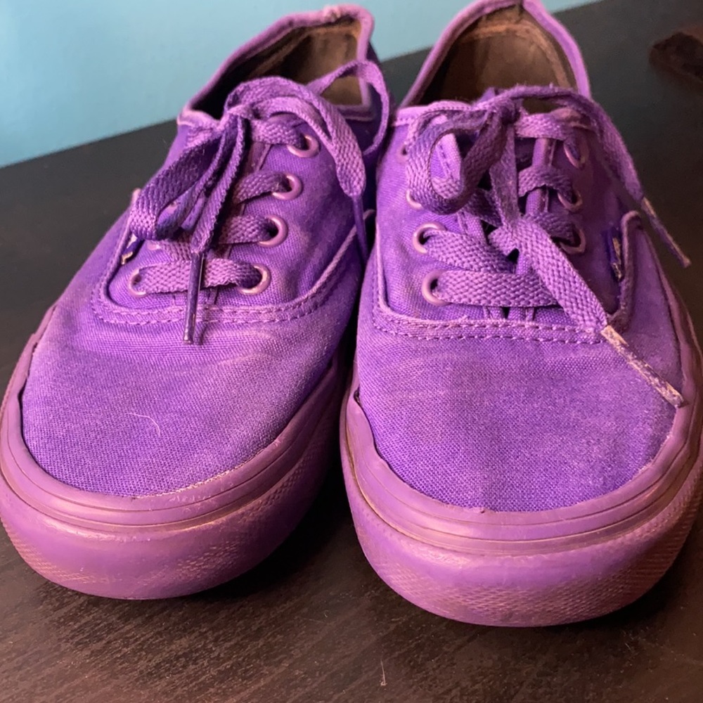 Vans Solid Purple Sneakers - image 3